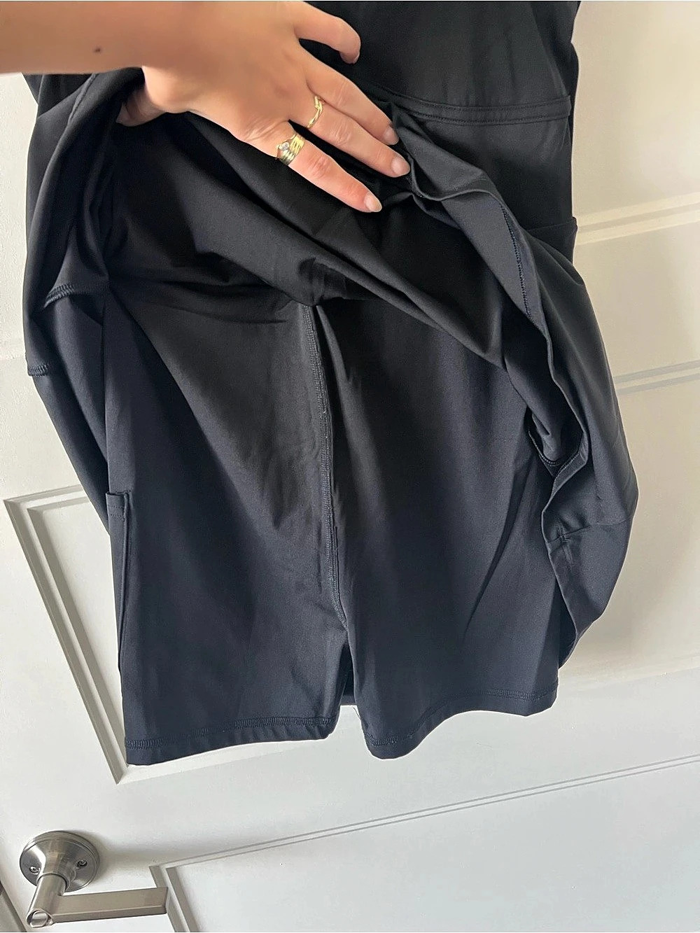 Gilly Hicks Go Energize Active Dress Black Medium Like New - Picture 4 of 4